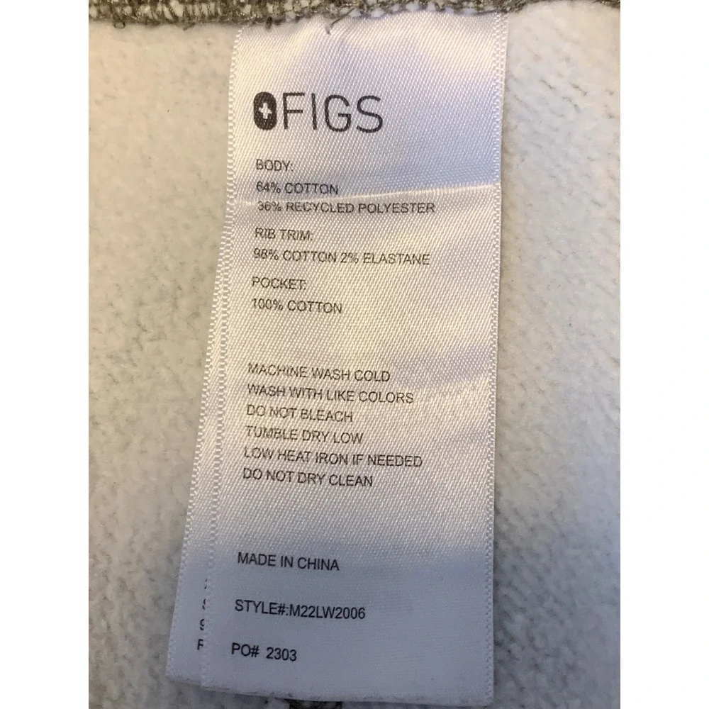 FIGS  Off-Shift Jogger‎ Olive Green Fleece Sweatpants  Medium